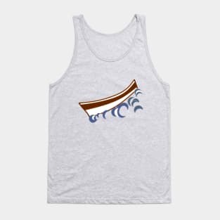 Boat on The Waves Tank Top